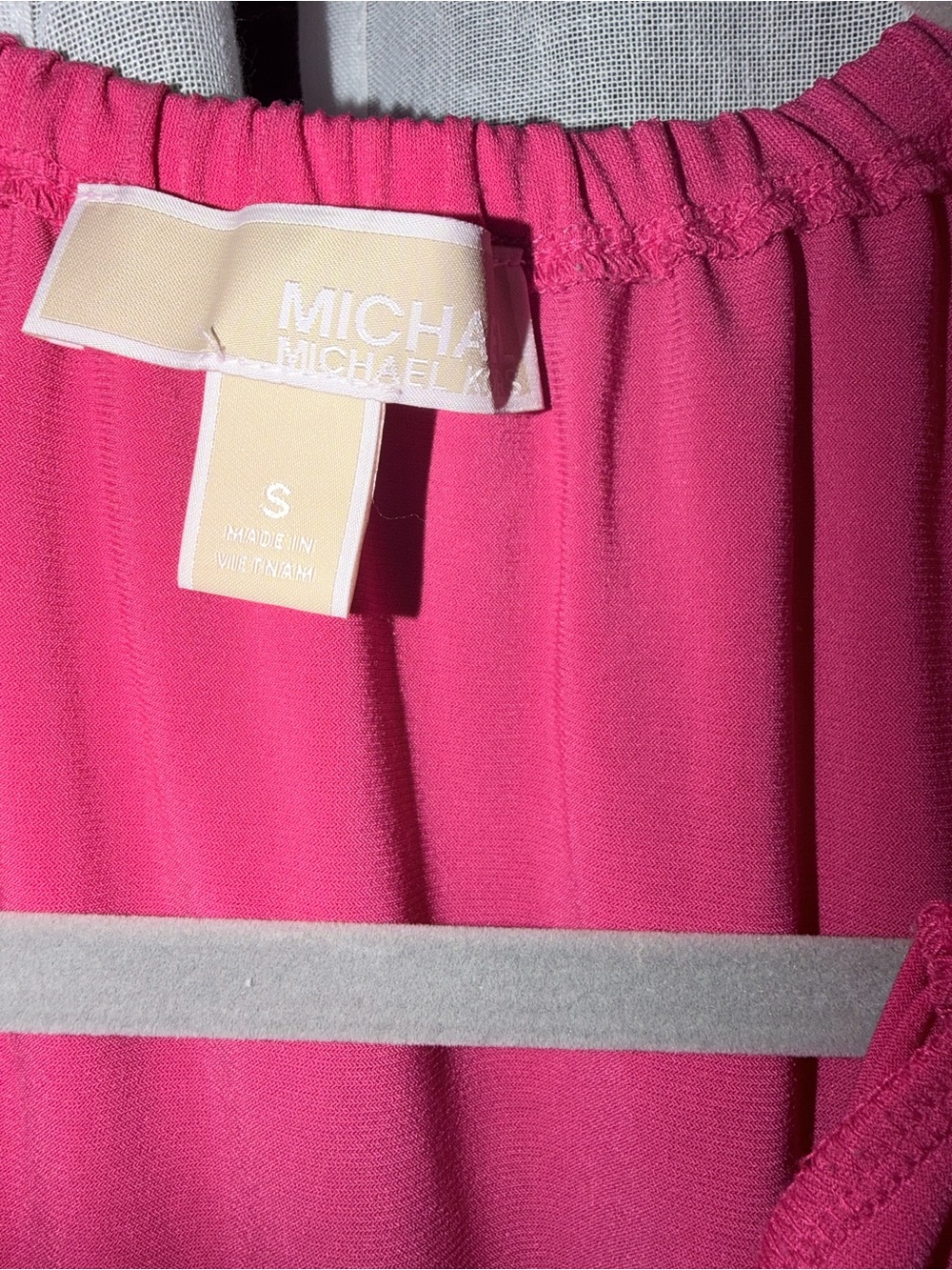 MICHAEL Michael Kors Hot Pink Sleeveless Midi Dress - Picture 2 of 4